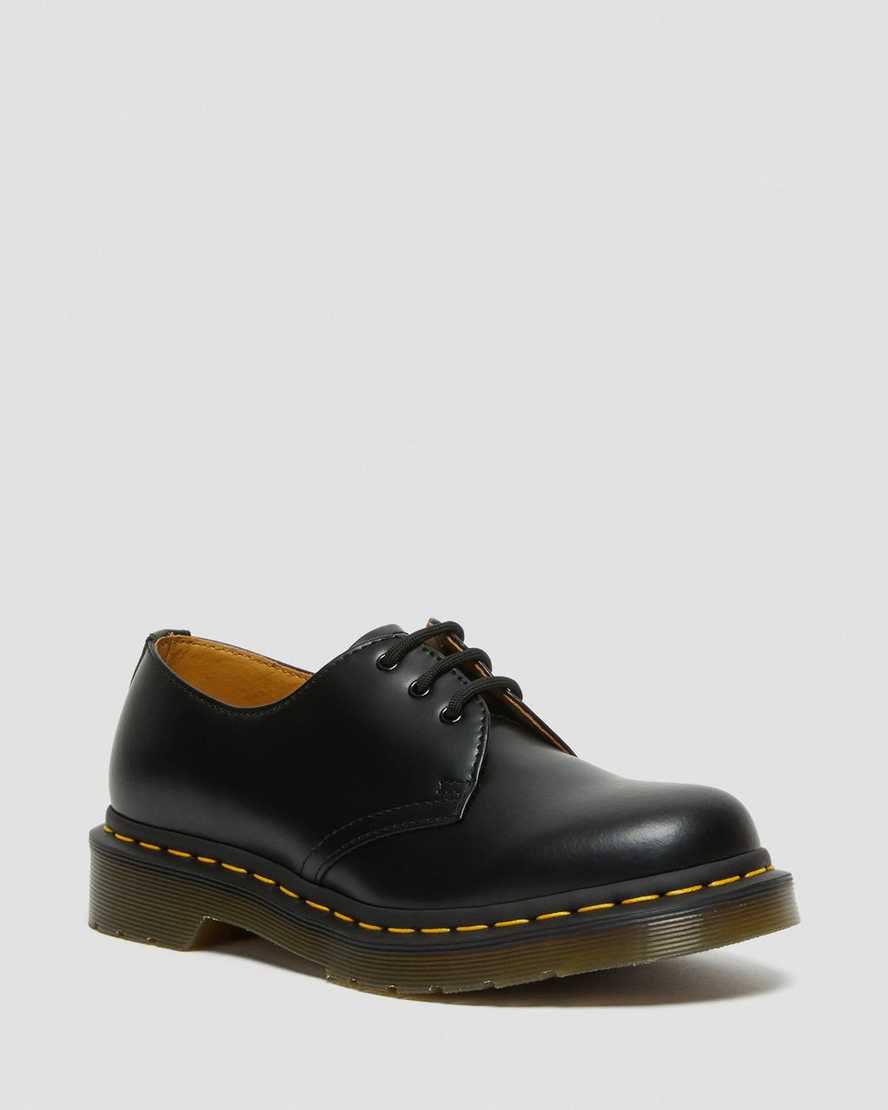 Dr. Martens 1461 Smooth Lær Oxford Sko Dame Svart [1908MOFJL]